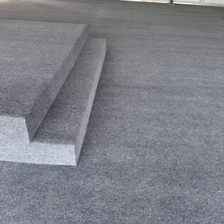 Event hospitality carpet installation