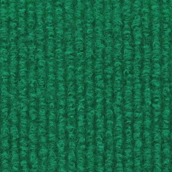 Championship Green ribbed event carpet swatch — Fine Lines FL-25