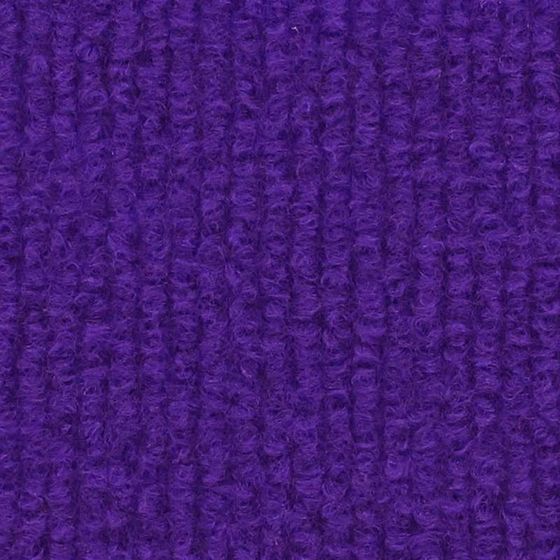 Deep Violet ribbed event carpet swatch — Fine Lines FL-40