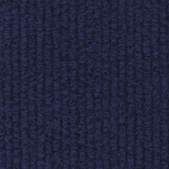 Harbor Navy ribbed event carpet swatch — Fine Lines FL-34