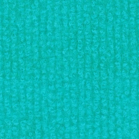 Lagoon Teal ribbed event carpet swatch — Fine Lines FL-28