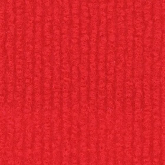 Ribbon Red ribbed event carpet swatch — Fine Lines FL-18