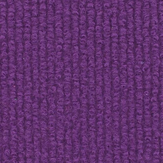 Royal Plum ribbed event carpet swatch — Fine Lines FL-39