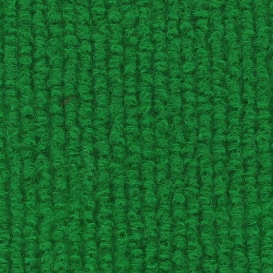 Turf Green ribbed event carpet swatch — Fine Lines FL-24